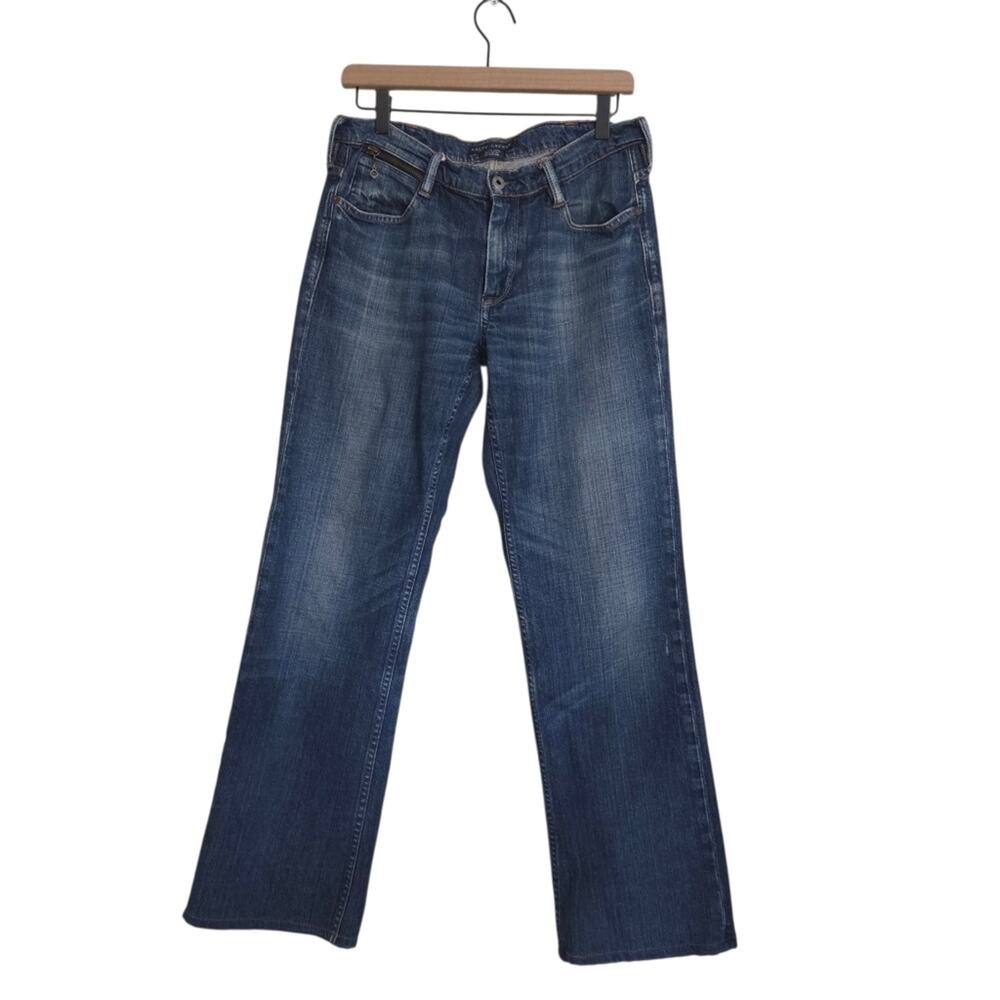 VTG Ralph Lauren Tribeca 114 Vintage Straight Leg Jeans Zip Pocket Tunisia Sz 30